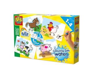 SES Creative 14455 Colouring with Water-Farm Animals