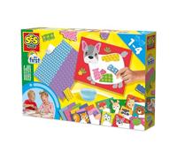 SES Creative 14474 My First Tearing and Sticking - Creative Play Kit for Kids Aged 1+ - 10 Large Sheets to Decorate - 4 Sheets to Tear and Glue - Safe Materials - Fun Craft Activity