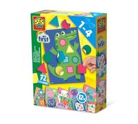 SES Creative 14484 - My First - Sticker Mosaics, Learn to Mosaic with Animal Cards and Stickers, Complete Set for Children Ages 1-4