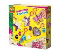 SES Creative 14702 Diamond Painting - Wooden Keychains, Klein