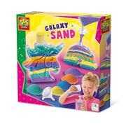 SES Creative 14771 - Galaxy Sand Art Bottles (Unicorn and Rainbow), Bright Sand Colours, Easy to dose, Set for Children 5 Years and up