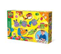 SES Creative 14800 Lacing Animals with Beads, Multiple, Large