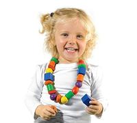 SES Creative 14808 Children's I Learn to Thread Beads, Blue I learn (US IMPORT)
