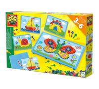 Mosaic board with cards SES Creative Multi 1 Pack