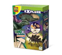 SES Creative 25094 2 in 1 Dinosaur and Skeleton Dig-Stegosaurus, One (US IMPORT)