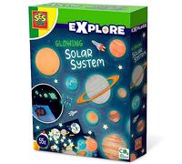 SES Creative Glowing Solar System Stickers Glow In The Dark Planets Science