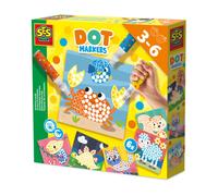 SES Creative 3 Dot Markers Activity Cards Pens Bingo Dabbers Mixed Colour Art