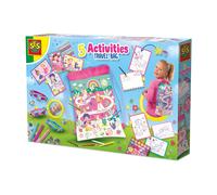 SES Creative 02401 Activity Bag - Make Bracelets - Colouring - Stickering - Crafting on The Go - Decorate Your Own Bag