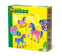 SES CREATIVE Beedz Unicorn Green 1800 Iron-on Beads Mosaic Art Kit - 06406