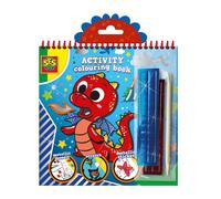 SES Creative Activity colouring book metallic 3 in 1 | Size: 1 Pack SES Creative Multicolor 1 Pack