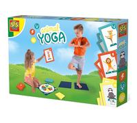 SES Creative Animal Yoga Outdoor Game, Yoga With a Fun Twist Using Animal Poses, 2 Yoga Mats, Spinner Board, 27 yoga cards, Boys and Girls Ages 3 and Up, Game for Active Play