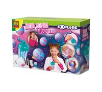 SES Creative Bath Bombs Studio Laboratory - DIY Bath Bomb Experiment Kit for Children - Fun Science Activity Box - Make Your Own Fizzy Bath Bombs - STEM Craft Set for Kids Ages 8+