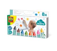 SES Creative Bath Crayons Washable Crayon Kids Baby Drawing Pens - 8 Colours
