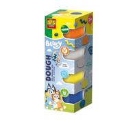 SES Creative Bluey Dough Set 4 x 90g with Wooden Accessories