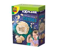 SES Creative Break open geodes | Size: 1 Pack SES Creative Multicolor 1 Pack