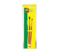 SES Creative Brush Set 3 Pieces | Size: 1 Pack SES Creative Multicolor 1 Pack