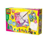 SES Creative Casting and painting - Canvases to paint princesses 3x