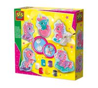 SES Creative Casting & Painting Baby Unicorns Kit Plaster Mould Models Crafts