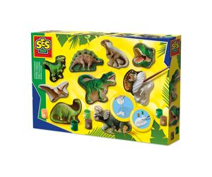 SES Creative Casting & Painting Dinosaur World Plaster Moulds Models Arts Crafts