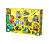 SES Creative Casting & Painting Forest Animals Set Plaster Mould Models Crafts
