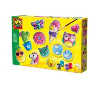 SES Creative Casting & painting - Happy figures | Size: 1 Pack SES Creative Multicolor 1 Pack