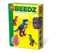 SES CREATIVE Children's Beedz T-Rex Iron-on Beads Mosaic Set, 1200 Iron-on Beads