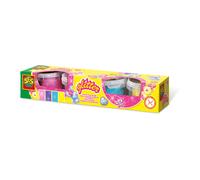 SES Creative 00466 Glitter Play Dough, Mixed Colours