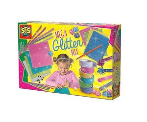 SES Creative Children's Mega Glitter Mix Handicraft Set - Multicolour (14109)