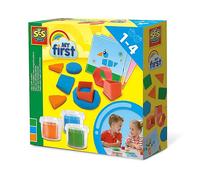 SES Creative Children's My First Modelling Dough with Cutters Set - 3 Pots Green