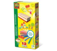 SES Creative Coloured Chalk with Wiper Chalkboard Kids Chalk Children Crafts New