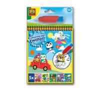 Ses Creative Colouring With Water Book With Water Brush - Travel