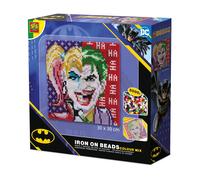 SES Creative DC Batman - Joker & Harley Quinn Iron On Beads Colour Mix | Size: 1 Pack SES Creative Multicolor 1 Pack