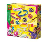 SES Creative Diamanzo Rings & Bracelets Set Childrens Jewellery Art Crafting Kit