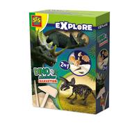 SES Creative Dino and skeleton excavation 2 in 1 - Triceratops