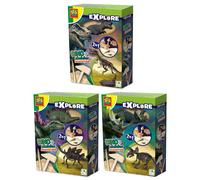 SES Creative 25092 2-in-1 Dinosaur and Skeleton Dig – T-rex – One Size