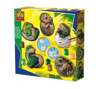 SES Creative Dinosaur Eggs Casting Painting Arts Crafts Plaster Mould Scratch