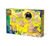 SES Creative Woodwork set - Dinosaurs | Size: 1 Pack SES Creative Multicolor 1 Pack
