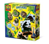 SES CREATIVE Dinosaurs 2-in-1 Casting and Painting and Scratch - 01408