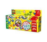 SES Creative Dough mania 8x90gr with cutters | Size: 1 Pack SES Creative Multicolor 1 Pack
