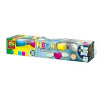 SES Creative Dough - Neon and Glow in the dark dough 4x90gr