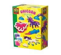 SES Creative 00410 Dough - Unicorns neon Glitter - Fun Activity for Parents of Young Children, Age 3+