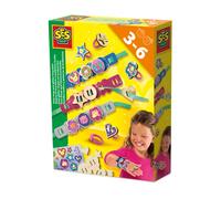 SES Creative Easy rings & glitter bracelets | Size: 1 Pack SES Creative Multicolor 1 Pack