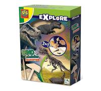 SES Creative Explore T-Rex Dino And Skeleton Excavation 2-In-1