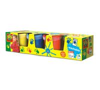 SES Creative Washable Fingerpaints (00305) - 4 Colours, Mixed