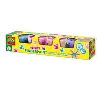 SES Creative Fingerpaint 4 Trendy Colours x 110ml | Size: 1 Pack SES Creative Multicolor 1 Pack