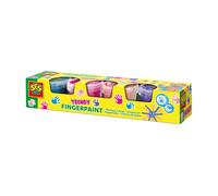 SES Creative Fingerpaint 4 Trendy Colours x 110ml | Size: 1 Pack SES Creative Multicolor 1 Pack