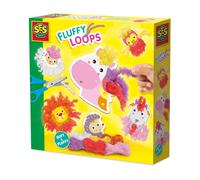 SES Creative Fluffy loops - Soft yarn animals | Size: 1 Pack SES Creative Multicolor 1 Pack