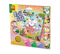 SES Creative Foil Art - Forest Wonders Craft Set for Children - Foil Fun Embroidery with 4 Foil Types - Creative Craft Kit for Kids Ages 5+