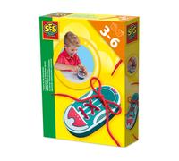SES Creative I learn to tie shoe laces | Size: 1 Pack SES Creative Multicolor 1 Pack
