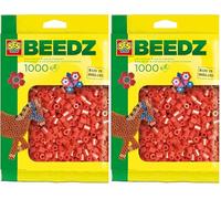 SES Creative Koraliki do prasowanek czerwone 1000 szt, Red (Pack of 2)